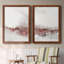 Soft Waves I - ensemble de 2 peintures sur toile encadrées-738153812-738153809