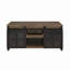 Table basse avec portes coulissantes