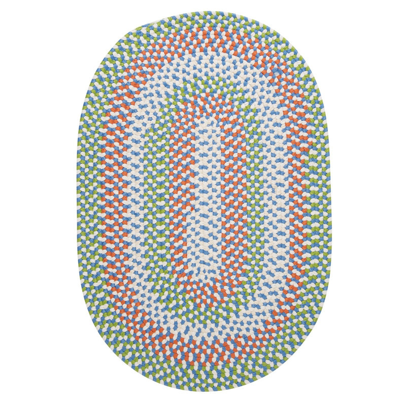Tapis vert/rouge lime spin Carousel, Rectangle 5 pi x 8 pi