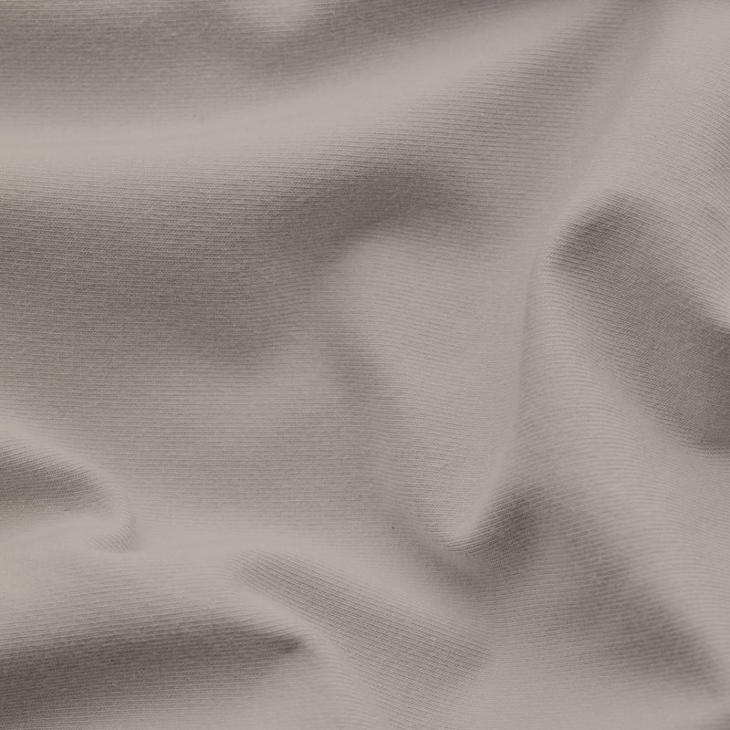 Jersey-Elasthan Spannbettlaken PURE 100% Bio-Baumwolle, Sand Mid, L 140x200cm - 160x220cm