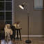Lampe sur pied noire 58 po HonoDing, sans ampoule