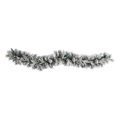 72'' in. Lighted Faux Pine Garland