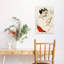 Dove Embrace Modern Bird Wall Art Print-134811878