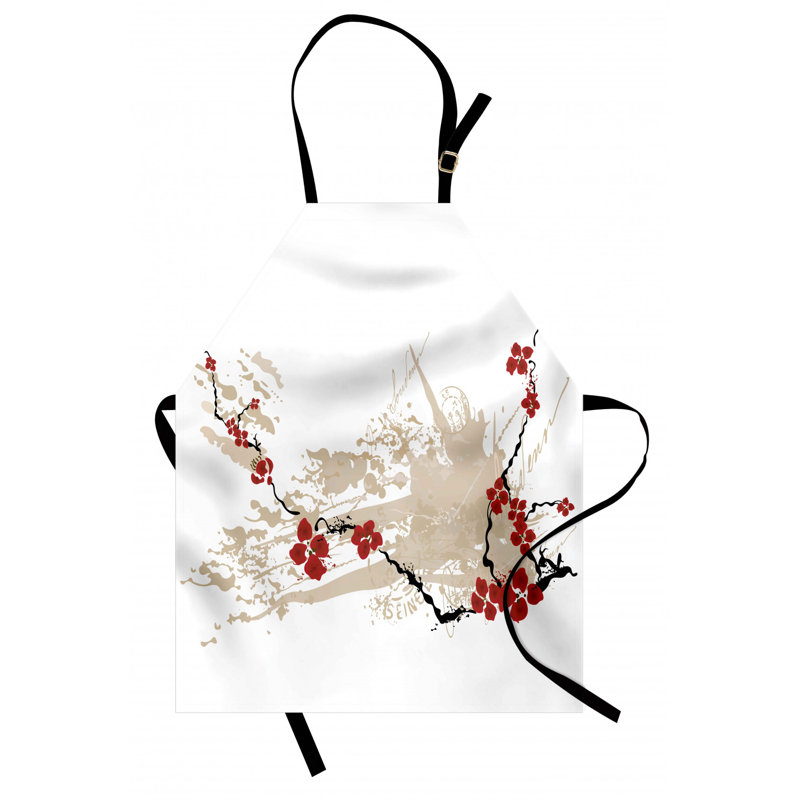 Tablier à fleurs