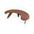 Nut-brown Free Form Solid Wood desk-525211557-525211549