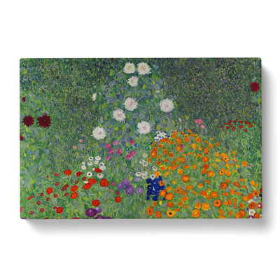 Flower Garden Vol.1 by Gustav Klimt - Wrapped Canvas Painting