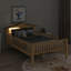 Lit plateforme en bois avec tête de lit en forme de maison, rangement intégré et DEL-1774306824-1774306826