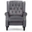 Conatser 78cm Wide Velvet Wing Chair Recliner-383786808