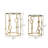 Forsythe Glass Top Nesting Tables