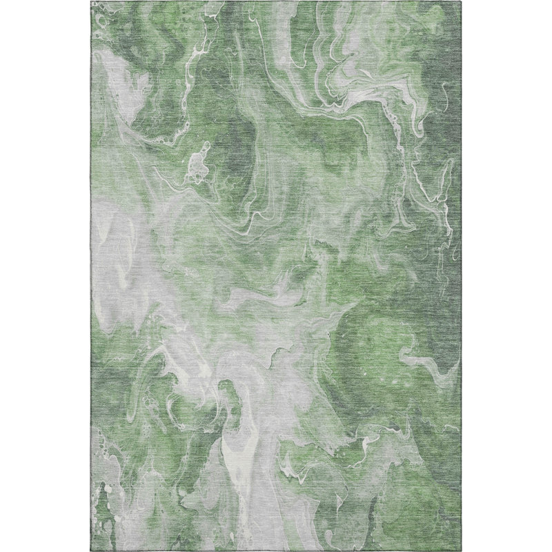 Premium Machine Washable Mehara AMF1687 Abstract Rug, Rectangle 5' x 7'6"