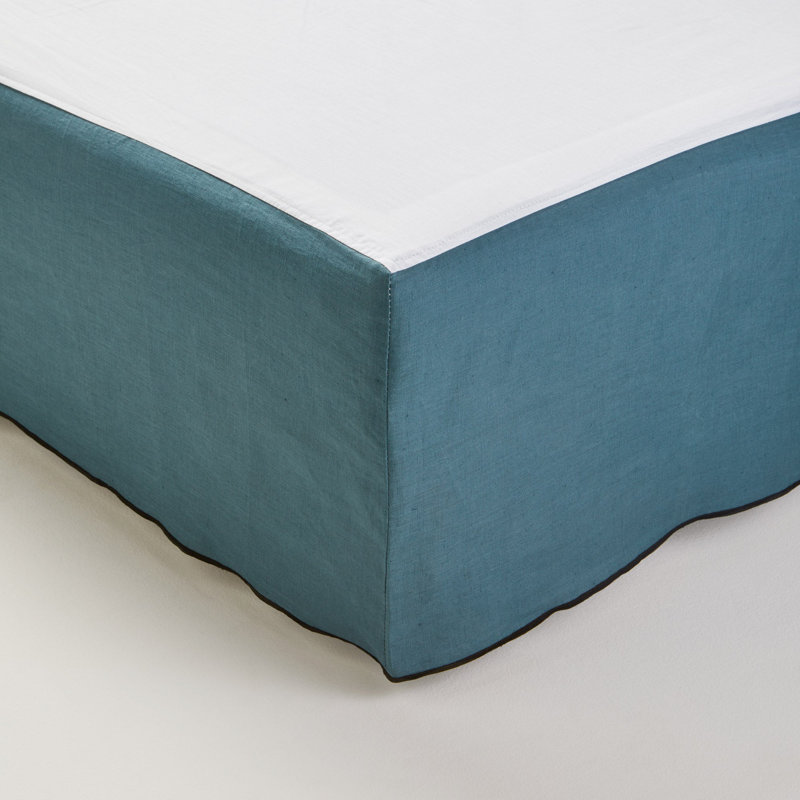 Carlina Tailored Wrap Around, 140cm W x 32cm D, Blue/Green