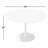 X Table, 48" Circular Dining Table, Charcoal-94952344