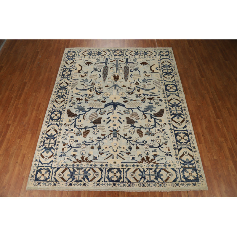 Vegetable Dye Oushak Turkish Area Rug 8x10