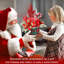 Décoration de Noël pour arbre de Noël avec mini décorations de sapin de table artificielles avec ornements des fêtes, pomme de pin et baies pour la maison