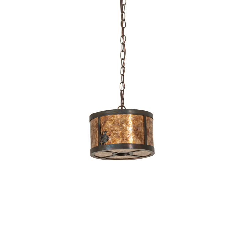 Luminaire suspendu tambour 3 lumières Fulton