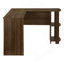 Bureau d'ordinateur, bureau personnel, coin, tablettes de rangement, L 48 po, forme en L, travail, ordinateur portable, stratifié-1276161376