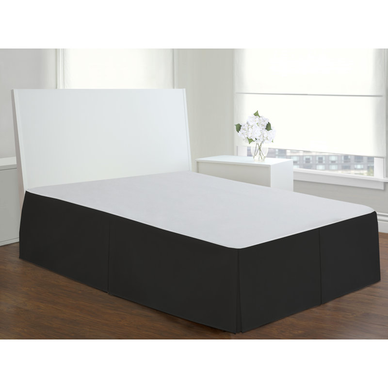Jupe de lit 14 po en microfibre sur mesure Today's Home, Reine, Noir