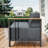 Coan Archlebov 79.1" Wide Outdoor Powder Coated Steel Patio Sofa – Deep Seating Outdoor Couch With 10" Thick Cushions-258146268