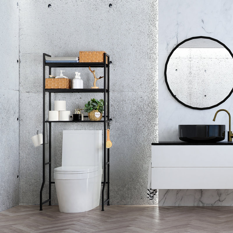 Rangement pour salle de bain Mehme, Noir