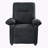 Chenille Fabric Recliner Chair with 8-Point Massage & Heating,Remote Control & Side Storage Pockets-1129910802