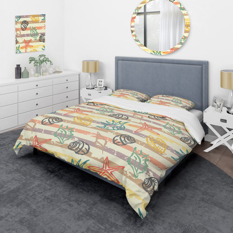Ensemble de housse de couette en microfibre jaune / orange / vert 3 pièces, Housse de couette double / grand + 2 taies décora
