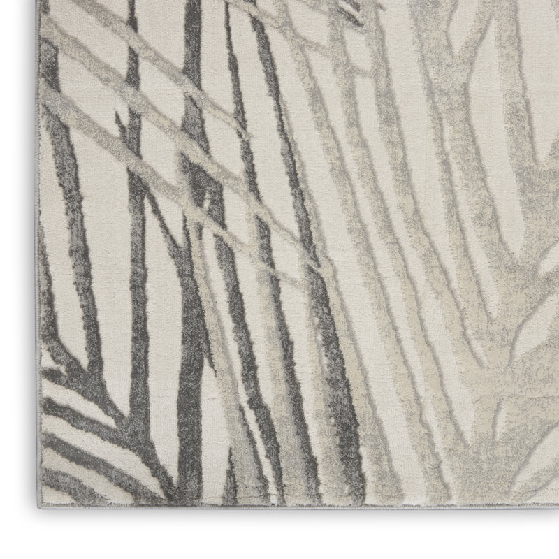 Rustic Tufted Grey Rug, Runner 66 x 230cm