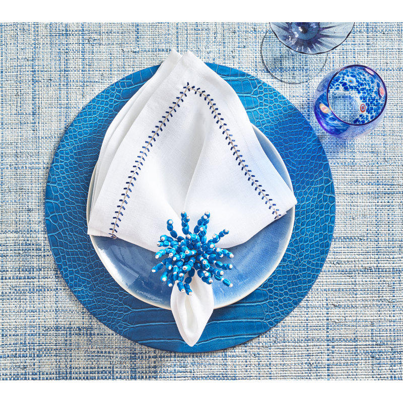 Croco Placemat, Sapphire