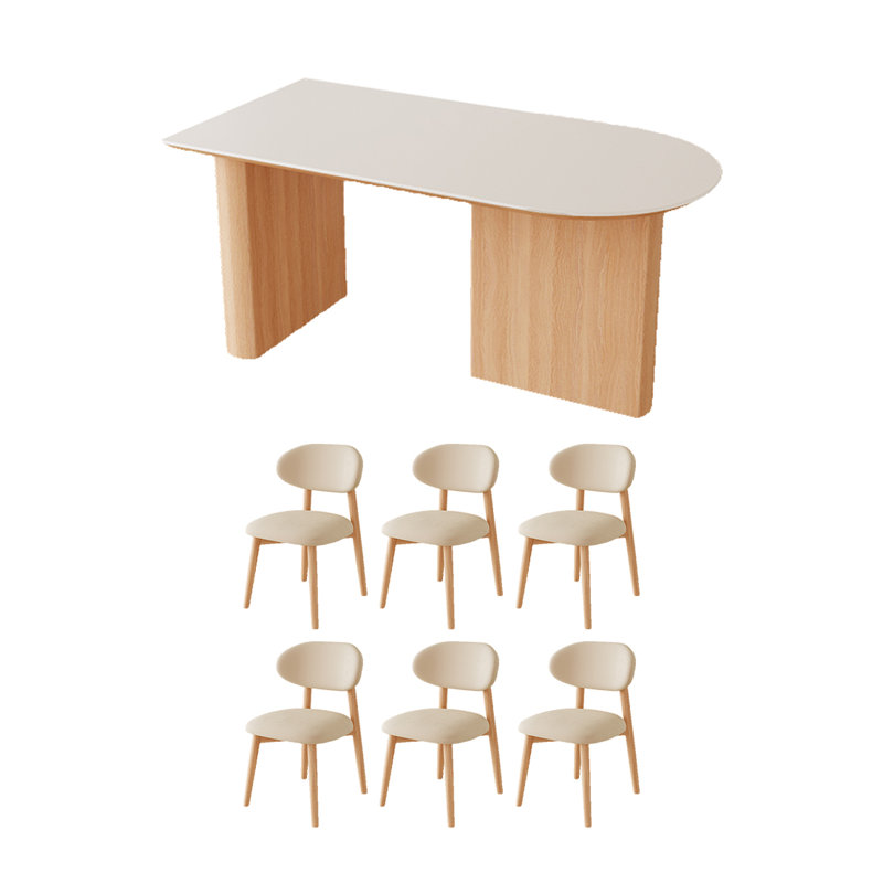Table de salle à manger Scandinavian, H 29,52 po x L 70,86 po x l 35,43 po