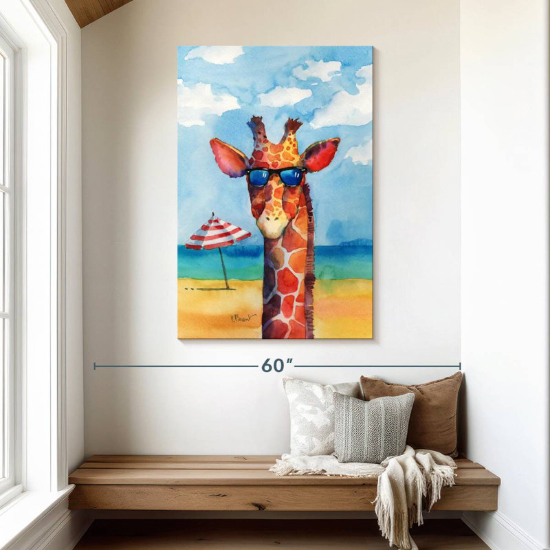Ketti Hip Shades - Giraffe, 48" H x 32" W
