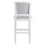 Tabouret 1PC avec siège et dossier rembourrés