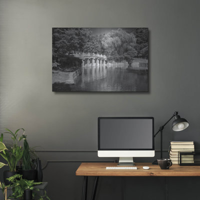Winston Porter 'The Koi Pond At Hyeonchungsa Shrine' by Rick Berk Metal Wall