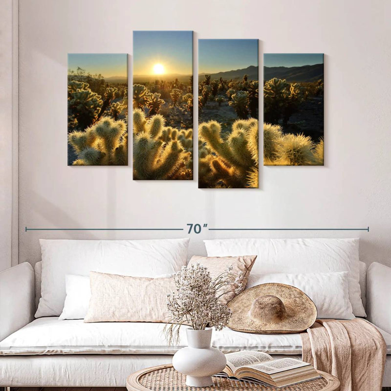 Harnek Cholla Cactus Garden, 32" H x 52" W