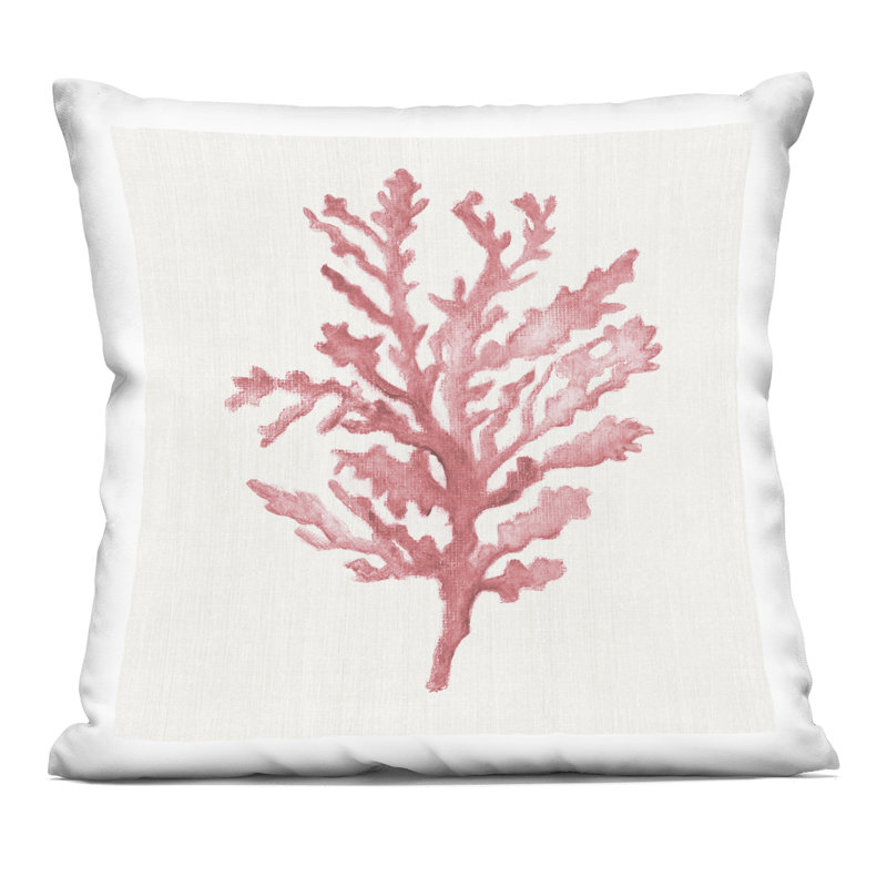 Coussin décoratif Rosy Pink Coral Branch