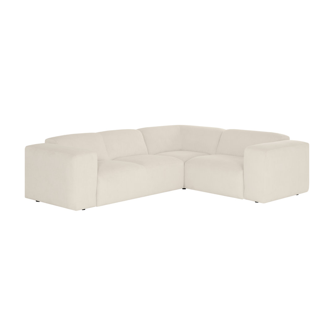 Ecksofa Chiodo - mittelgroßes Sofa Element - Ecke mit kleines Sofa Element