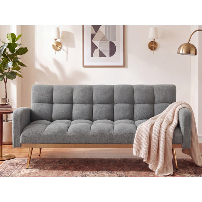 69" Teddysquare Arm Convertible Sofa