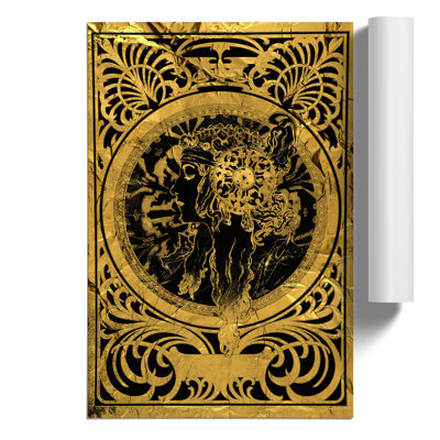 Gold Byzantine by Alphonse Mucha - Unframed Graphic Art