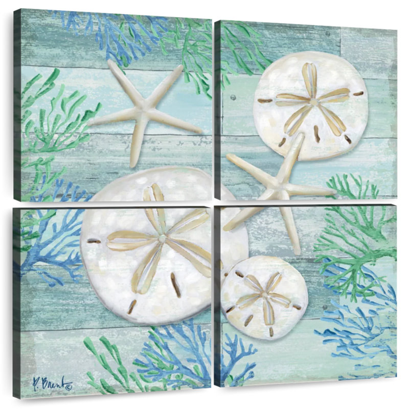 Brampt Clearwater Shells II, 32" H x 32" W