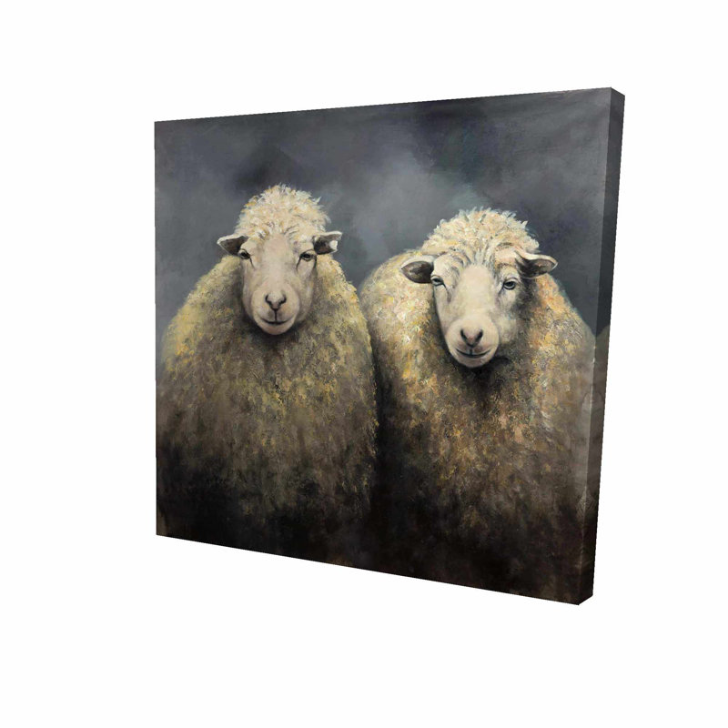«Sheeps Wool», reproduction sur toile, Toile tendue, H 24 po x l 24 po