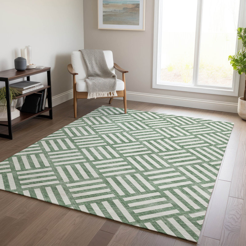 Tapis intérieur / extérieur Loreen avec envers antidérapant, Rectangle 2 pi 6 po x 3 pi 10 po