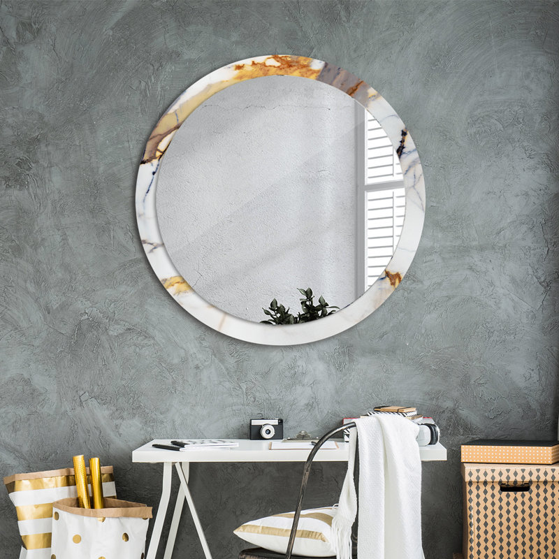 Huldar Glass Flat Wall Mirror