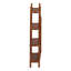 Bali & pari - Étagère murale à 4 niveaux en rotin et marbre marbré - Organisateur de rangement flottant décoratif en osier pour le salon, la chambre à coucher ou le vestibule