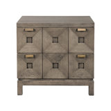 Musashi 2 Drawer, Small, Greige Walnut