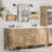 Farmhouse Bathroom Floating Shelves, Set Of 3, Wall-mounted Over-toilet Storage, Rustic Brown