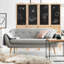 Paravent pliable 4 panneaux avec tableau noir