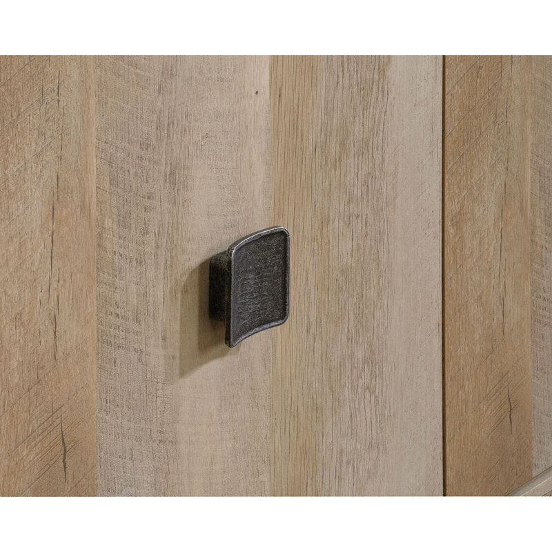 Étagère murale en bois manufacturé, H 71,969 po x l 48,307 po x P 15,591 po, Tanné
