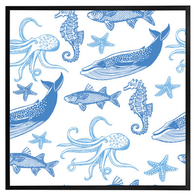 Cullins Sealife - Single Picture Frame Print