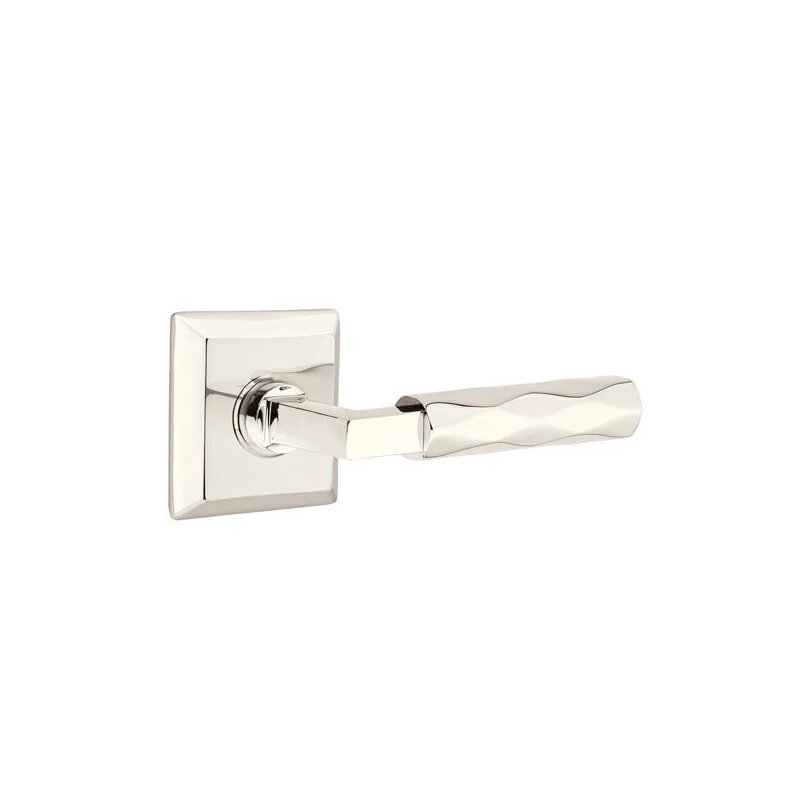 Privacy Door Lever, Polished Nickel, Left