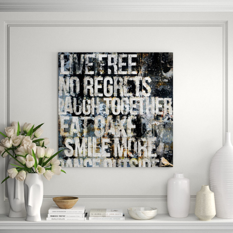 Bucket List II Print by Austin Beiv, Knife Gel, 36" H x 36" W x 1.5" D