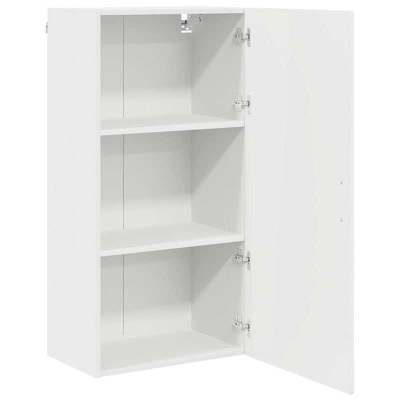 Vidaxl Kitchen Wall Cabinet White 40 X 31 X 100 Cm Engineered Wood, 100cm H x 50cm W x 31cm D, High Gloss White