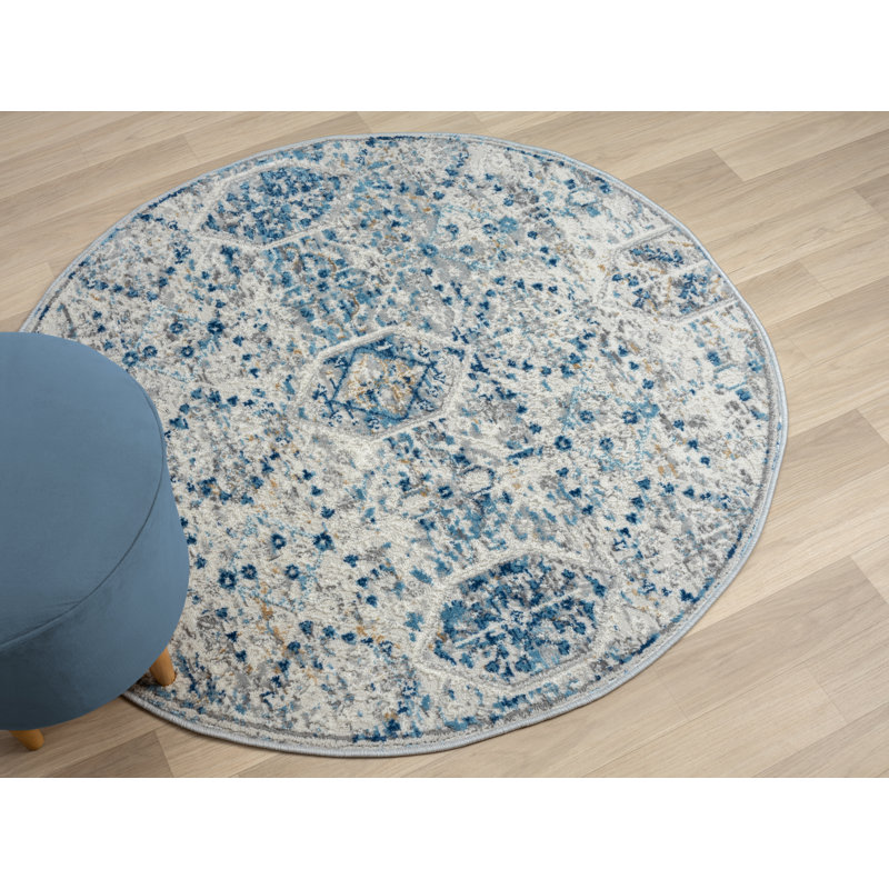Helene beige Rug, Round 120cm